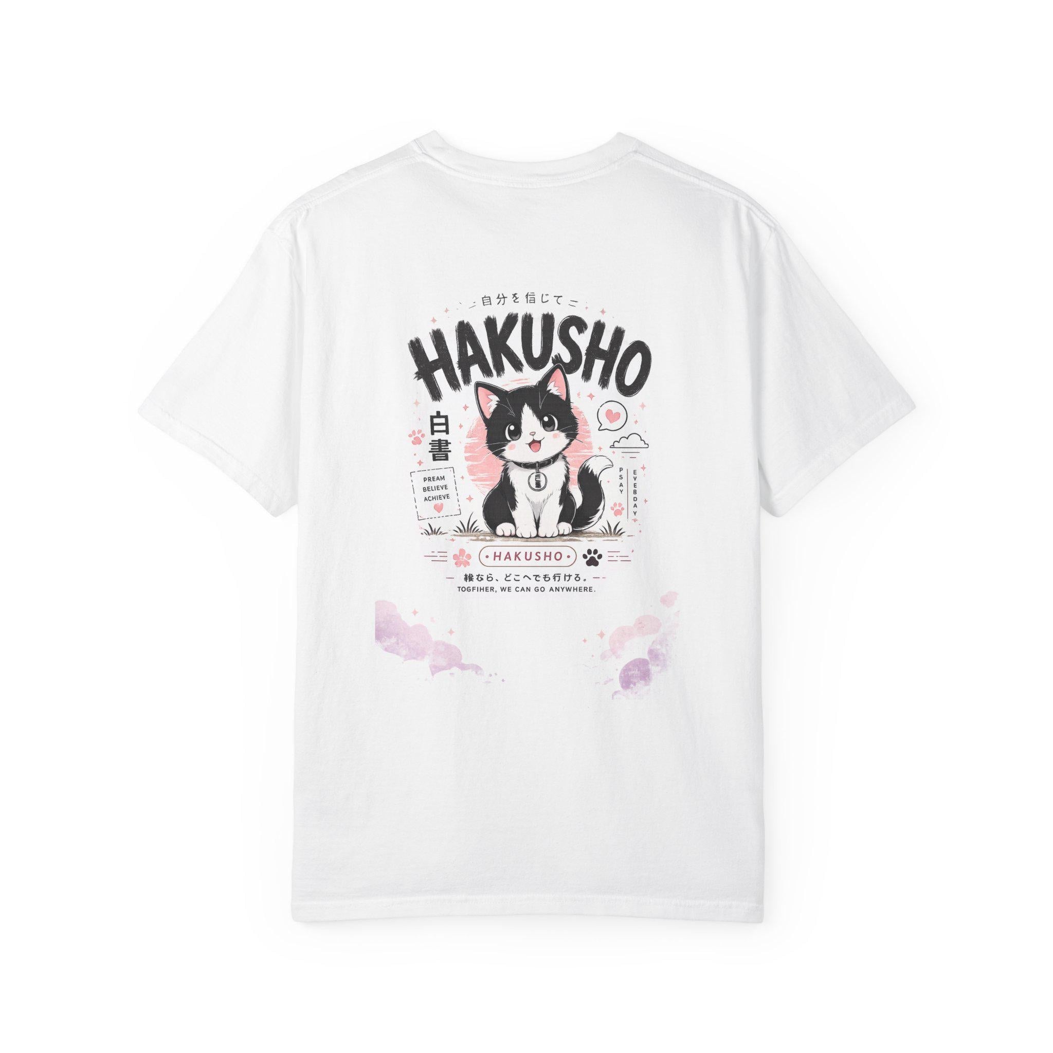Hakusho Cat T-Shirt | Hand-Drawn Anime Illustration Tee