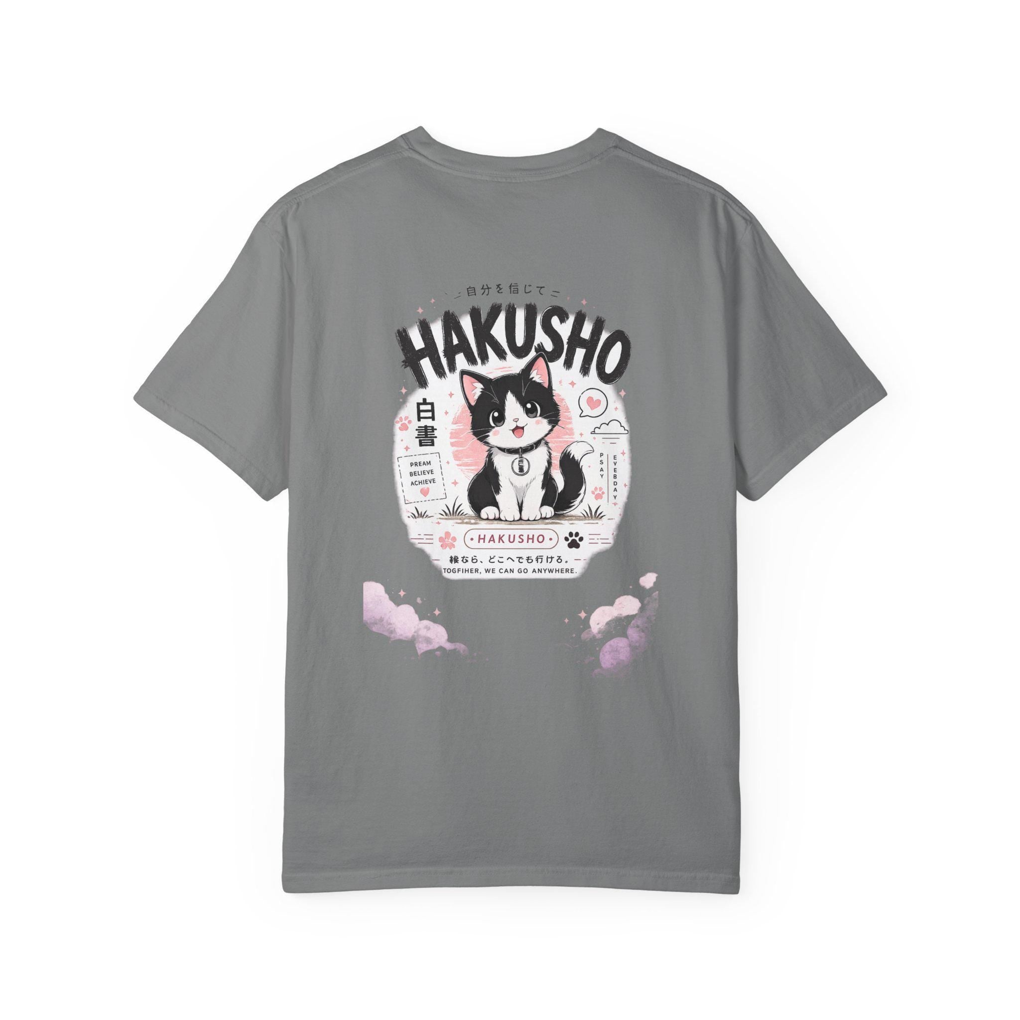 Hakusho Cat T-Shirt | Hand-Drawn Anime Illustration Tee