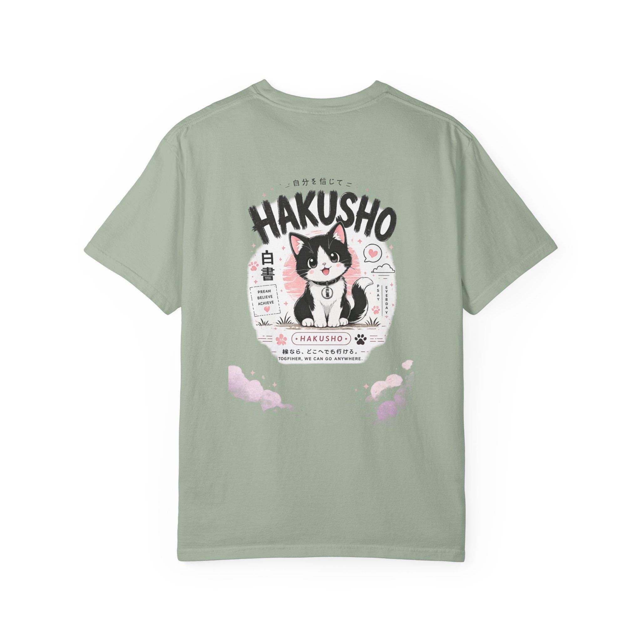 Hakusho Cat T-Shirt | Hand-Drawn Anime Illustration Tee