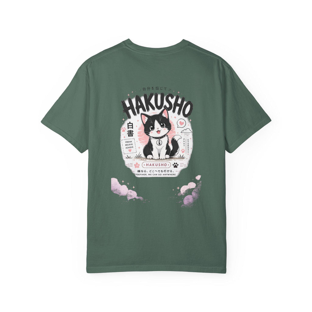 Hakusho Cat T-Shirt | Hand-Drawn Anime Illustration Tee