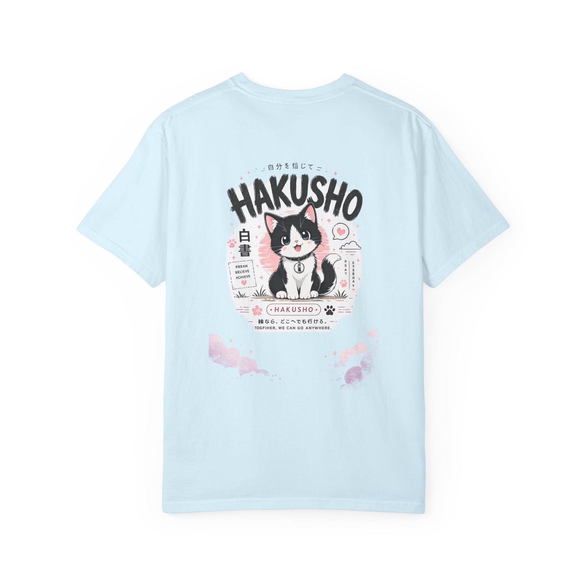 Hakusho Cat T-Shirt | Hand-Drawn Anime Illustration Tee
