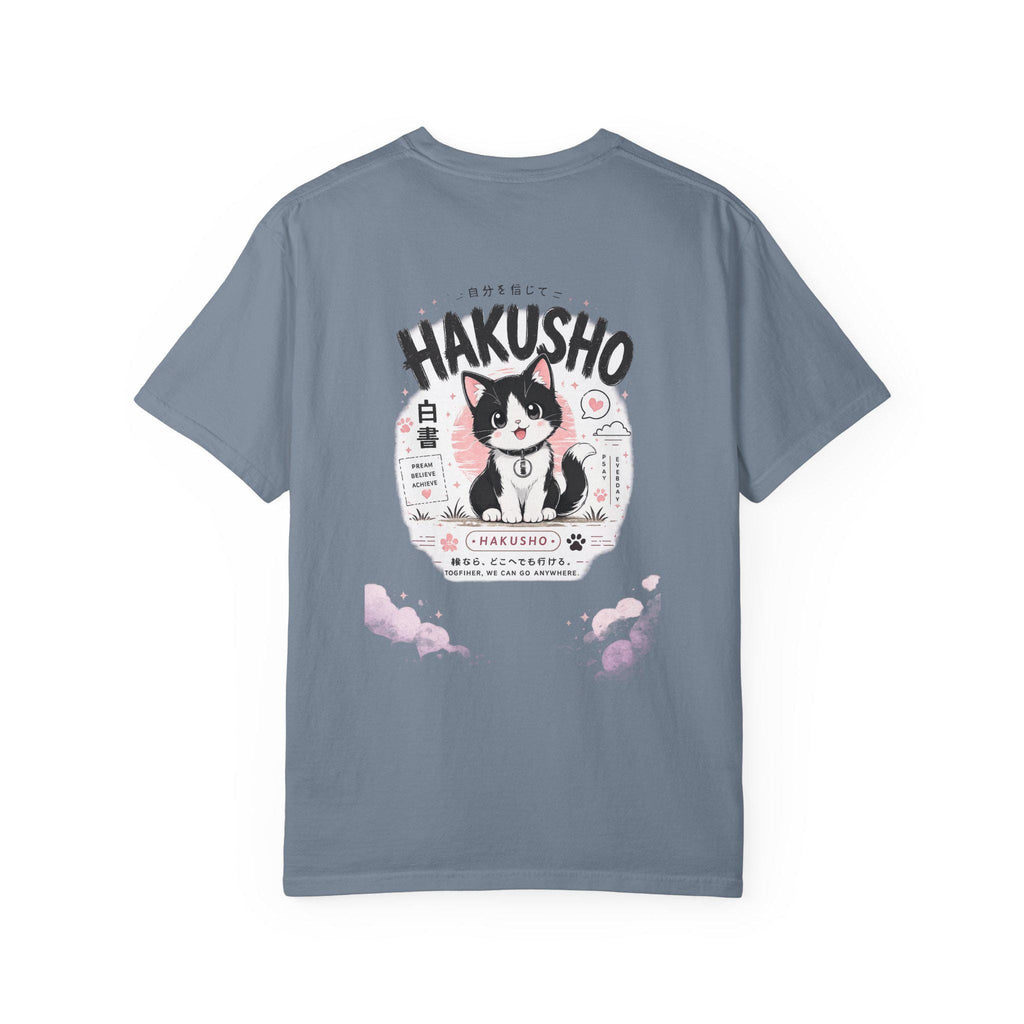 Hakusho Cat T-Shirt | Hand-Drawn Anime Illustration Tee
