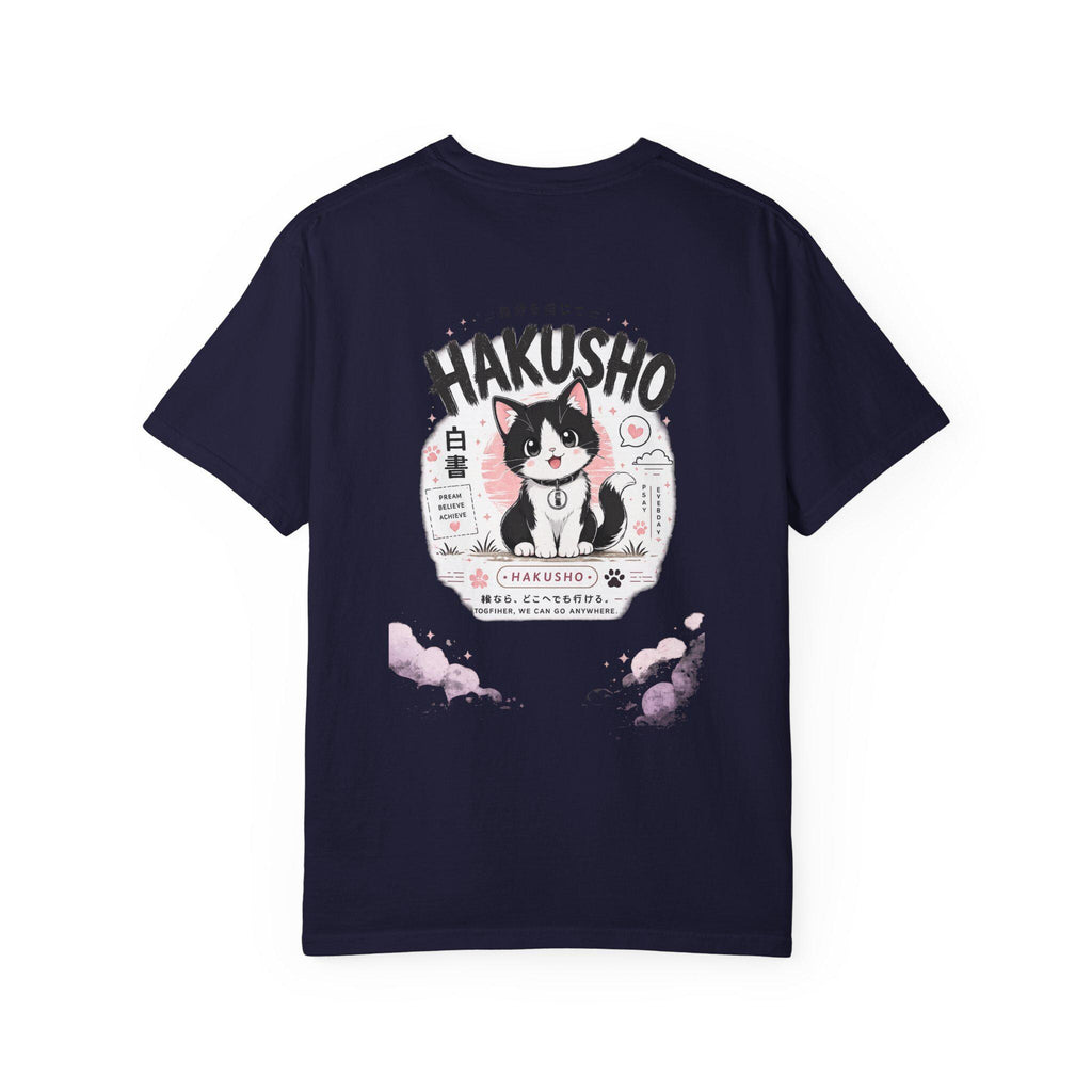 Hakusho Cat T-Shirt | Hand-Drawn Anime Illustration Tee