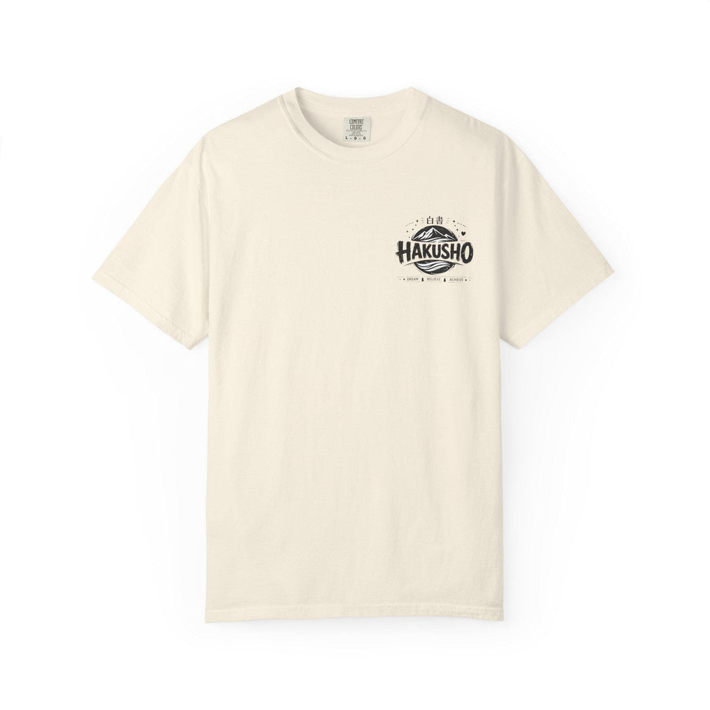 Hakusho Anime Character White T-shirt | Japanese Graphic Backprint