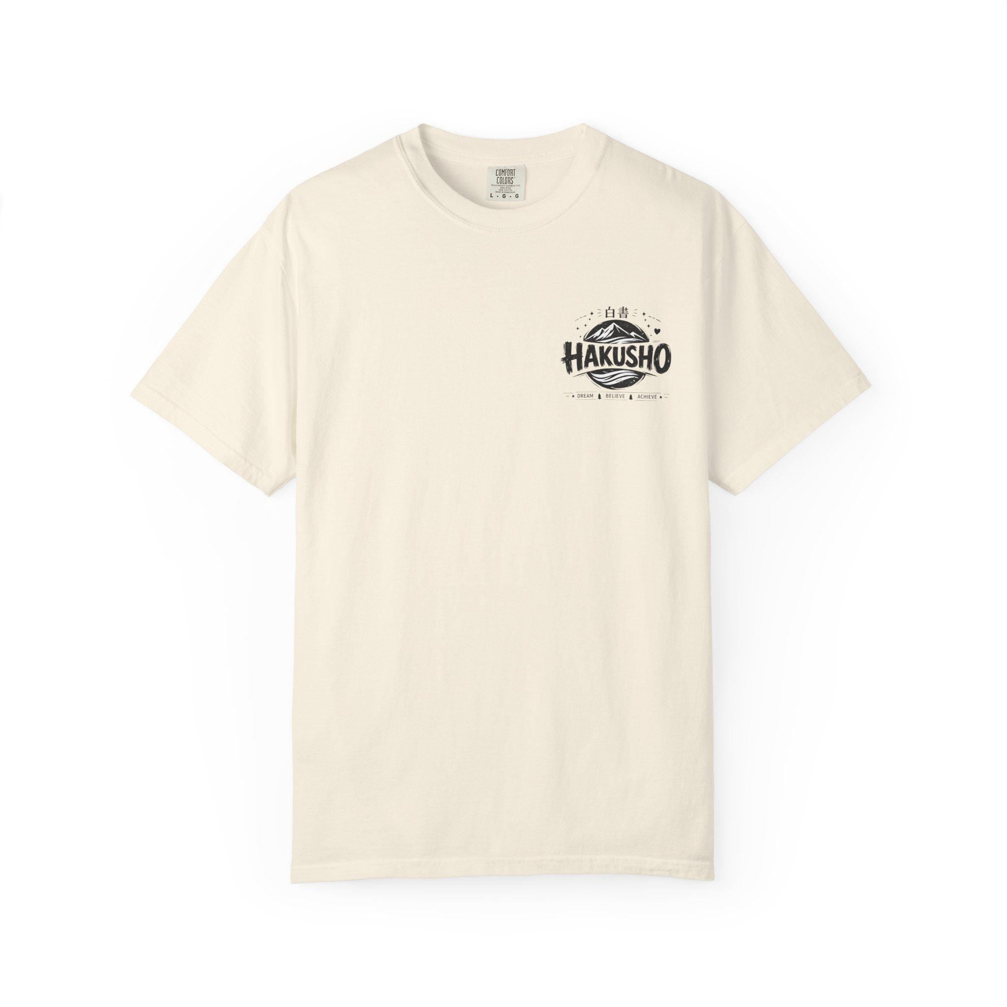 Hakusho Anime Character White T-shirt | Japanese Graphic Backprint