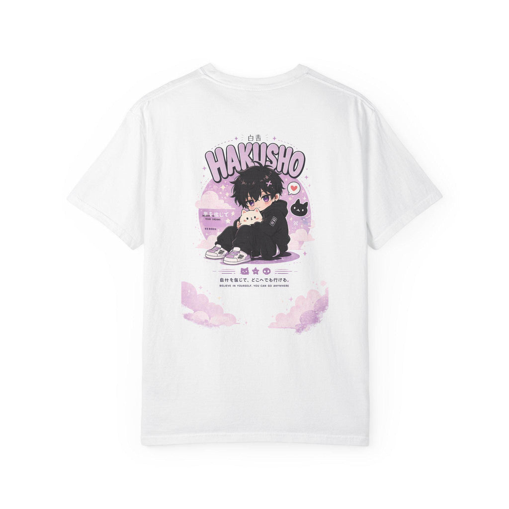 Hakisho Anime Boy Illustration T-Shirt | Kawaii Pastel Graphic Tee