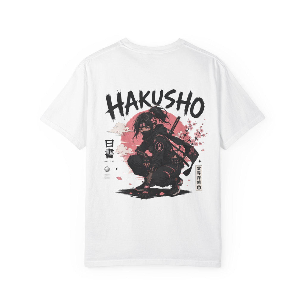 Hakusho Ninja Illustration T-Shirt | Anime Back Print