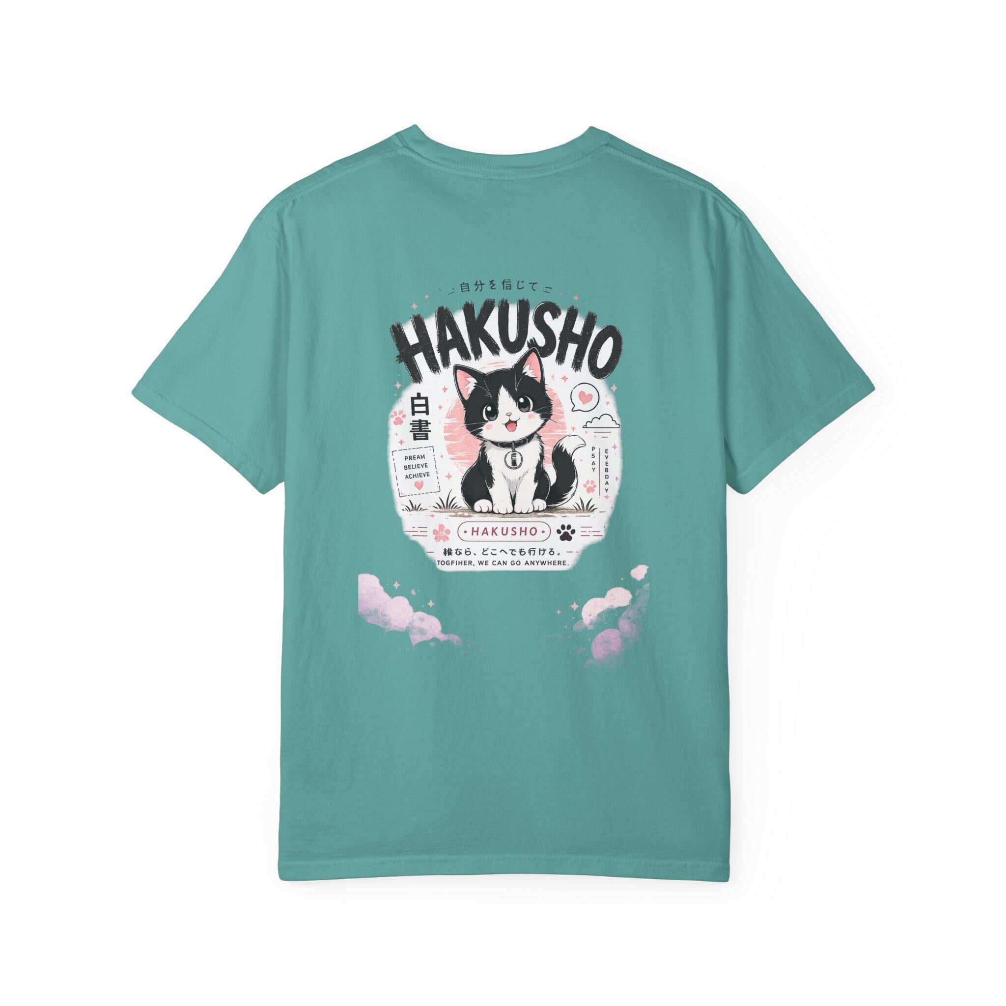 Hakusho Cat T-Shirt | Hand-Drawn Anime Illustration Tee