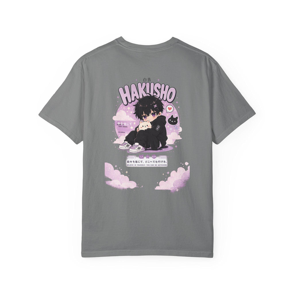 Hakisho Anime Boy Illustration T-Shirt | Kawaii Pastel Graphic Tee