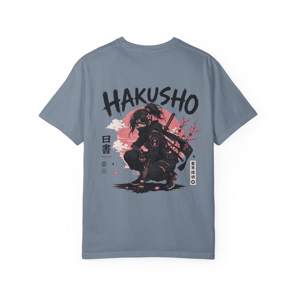 Hakusho Ninja Illustration T-Shirt | Anime Back Print